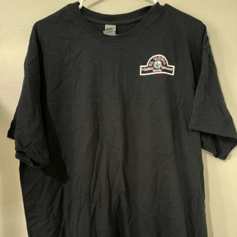 USED Men's Gildan Short Sleeve Shirt Color Black Size XL El Nopel Cinco De Mayo